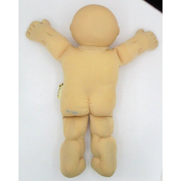 VTG1985 CPK Boy Bald Blue-Eyed HM1 Doll 16" With Romper Outfit - Picture 6 of 7